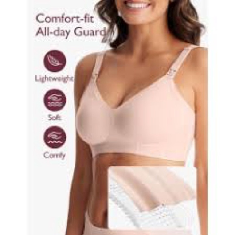 Momcozy Seamless Comfort Bra in Blush